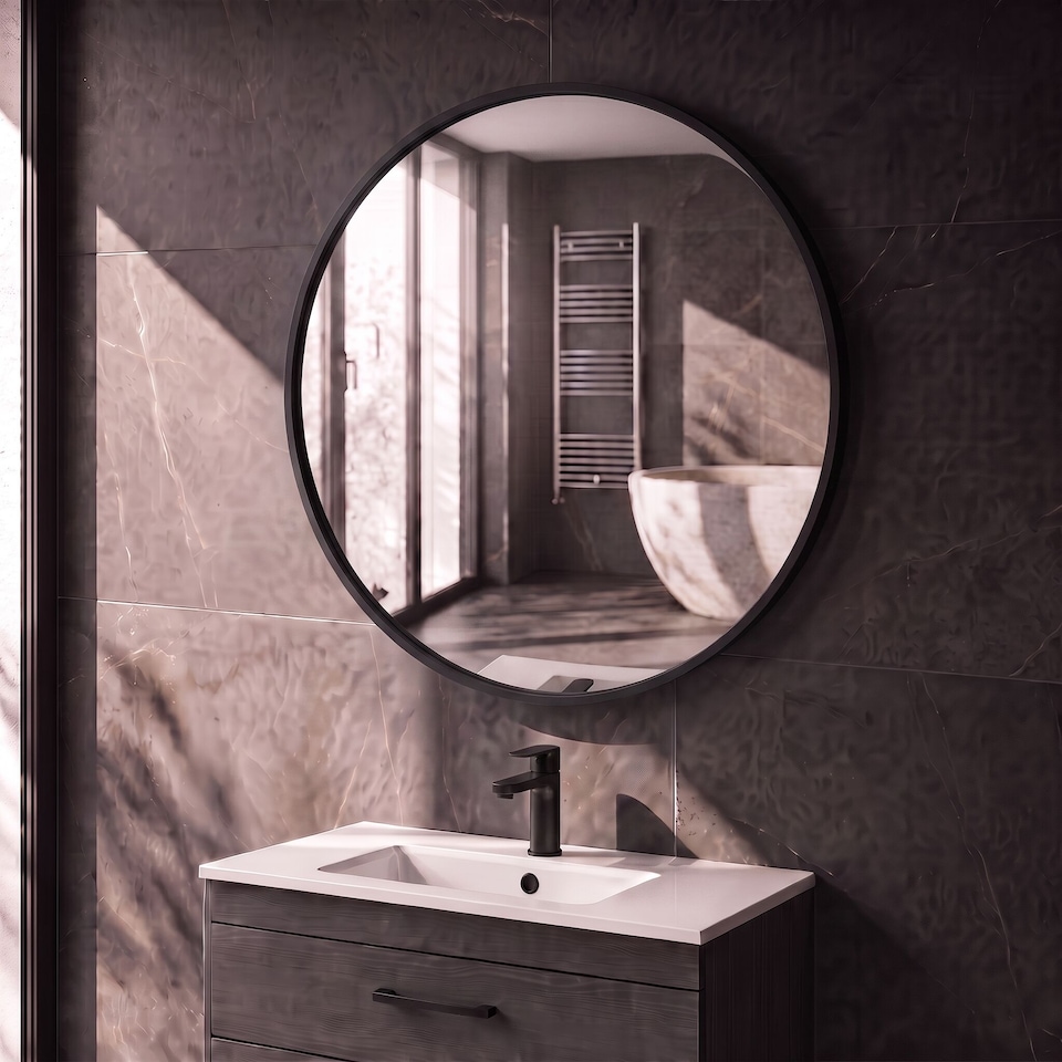 image 1 of Balterley Round Bathroom Mirror
