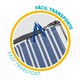 image 5 of Folding Chair Aktive Mykonos Striped 47 x 85 x 50 cm (4 Units) N/A