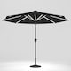 image 2 of Living and Home Resin Umbrella Base Heavy Duty Outdoor Parasol Stand | Black | One Size