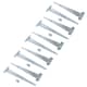 image 1 of 18in / 450mm Heavy Duty T Tee Hinges For Shed + Garden Gates Zinc Plated 10pc