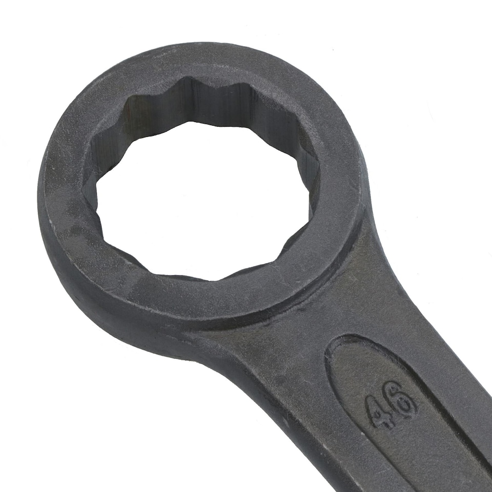 image 1 of 46mm Slogging Box End Striking Ring Wrench Spanner Bi-Hex 12 Sided Metric