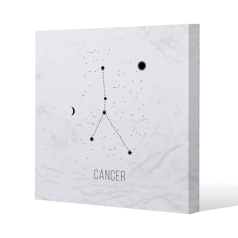 Astrology sign cancer (canvas) 46 x 46 x 4cm