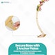 image 6 of Dual Circle Arch Stand Party Background Decoration, Garden Arbors - 260x220cm