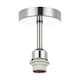 image 1 of Polished Chrome Plated Ceiling Light Fitting for Industrial Style Light Bulbs | Chrome