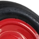 image 5 of 16 Inch Steel Rim Wheelbarrow Replacement Pneumatic Wheel Including Axle