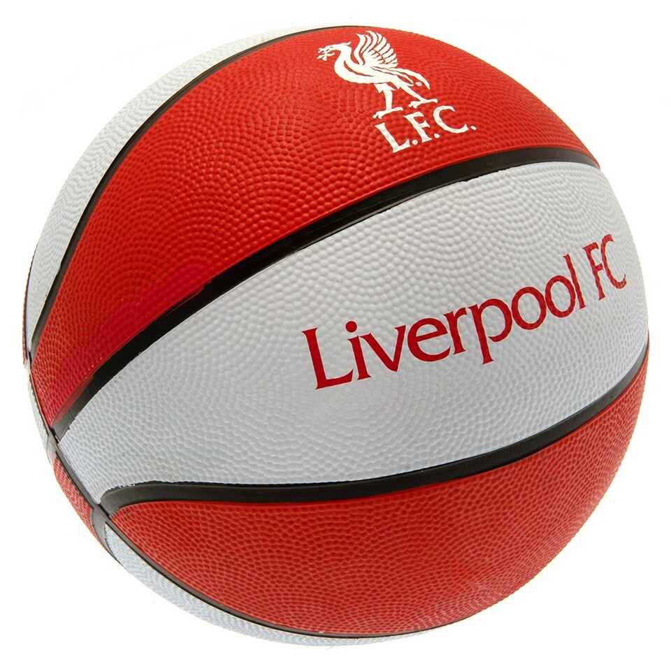 image 1 of Liverpool FC Crest Basketball - White/Red - 7