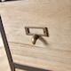 image 5 of Wooden Storage Units Drawer Chest Water Hyacinth Basket Organiser | Brown