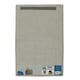 image 3 of JVL Silva Fabric Foldable Laundry Hamper with Lid and Handles, Grey Grey