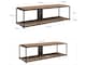 image 5 of Quincy TV-Stand in Weathered Oak | Brown | WEATHERED OAK | One Size | 23