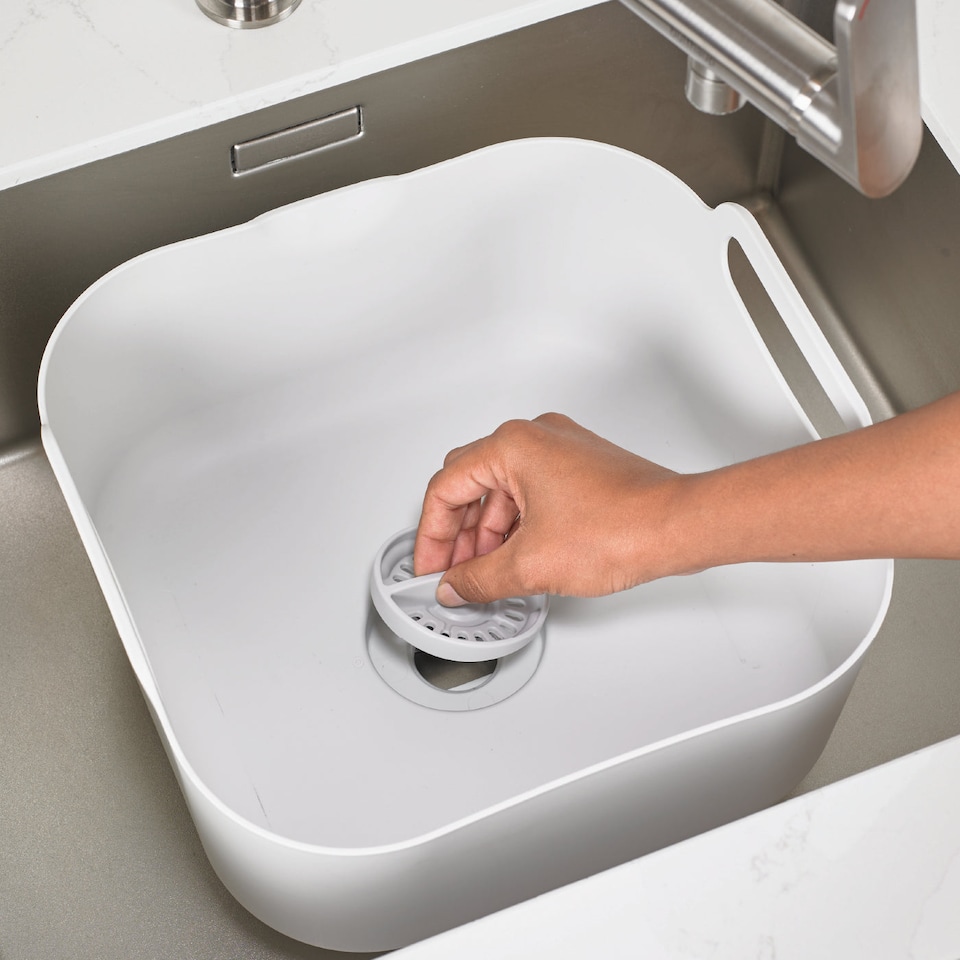 image 1 of ReBorn Recycled Washing Up Bowl | Cream | Stone