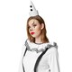 image 3 of Womens Clown Costume, black and white | Black | black/white | 1