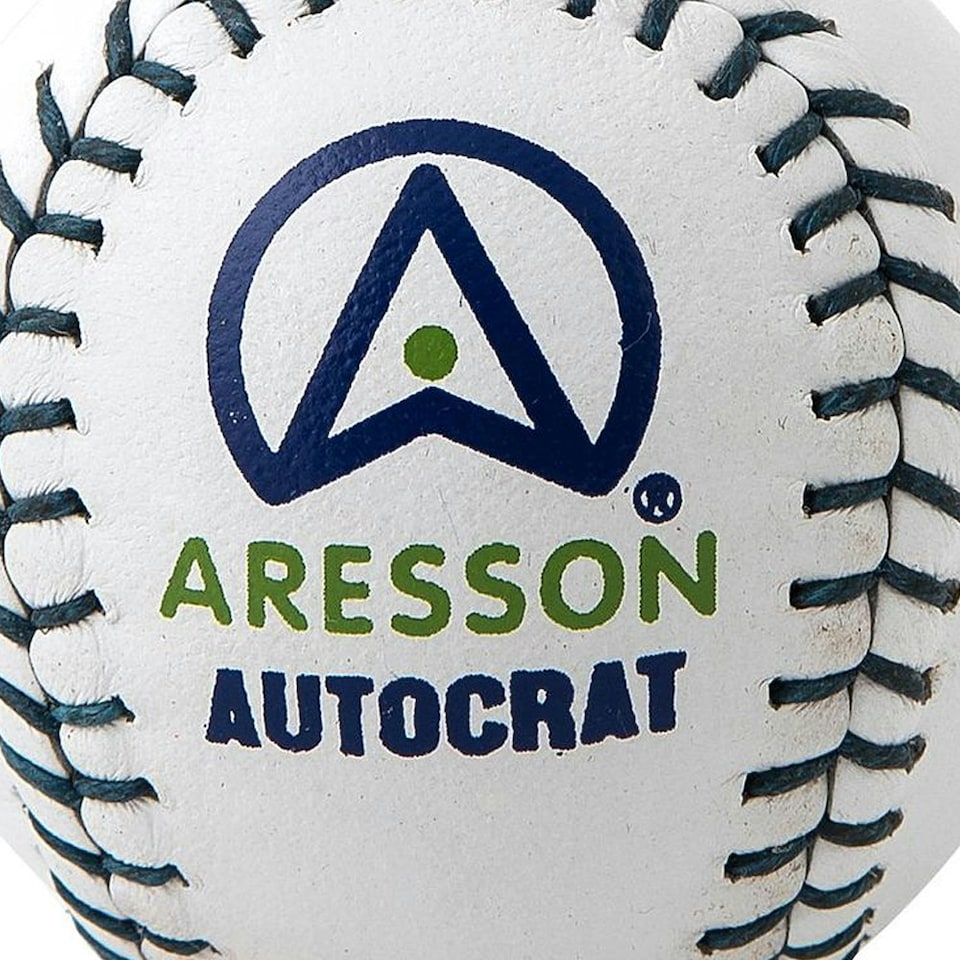 image 1 of Aresson Autocrat Leather Rounders Ball - White - One Size