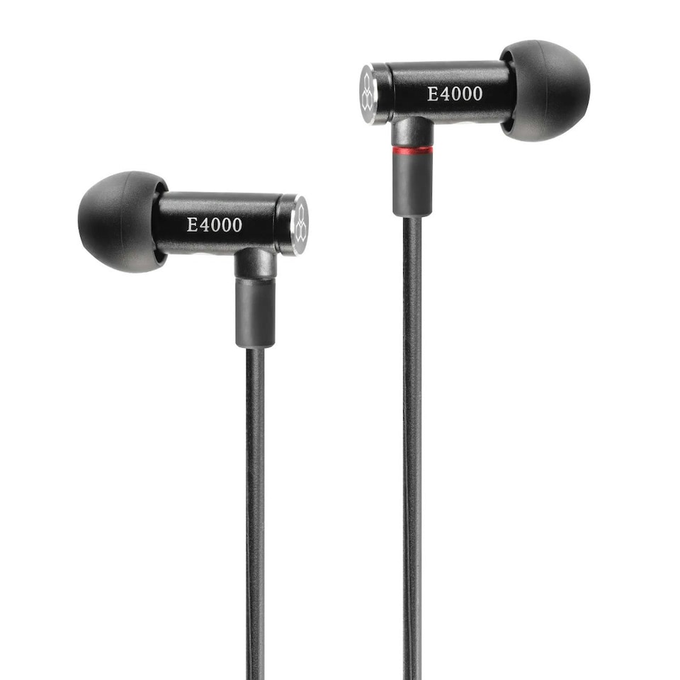 Final E4000 In Ear Isolating Earphones with Detachable Cable - Black