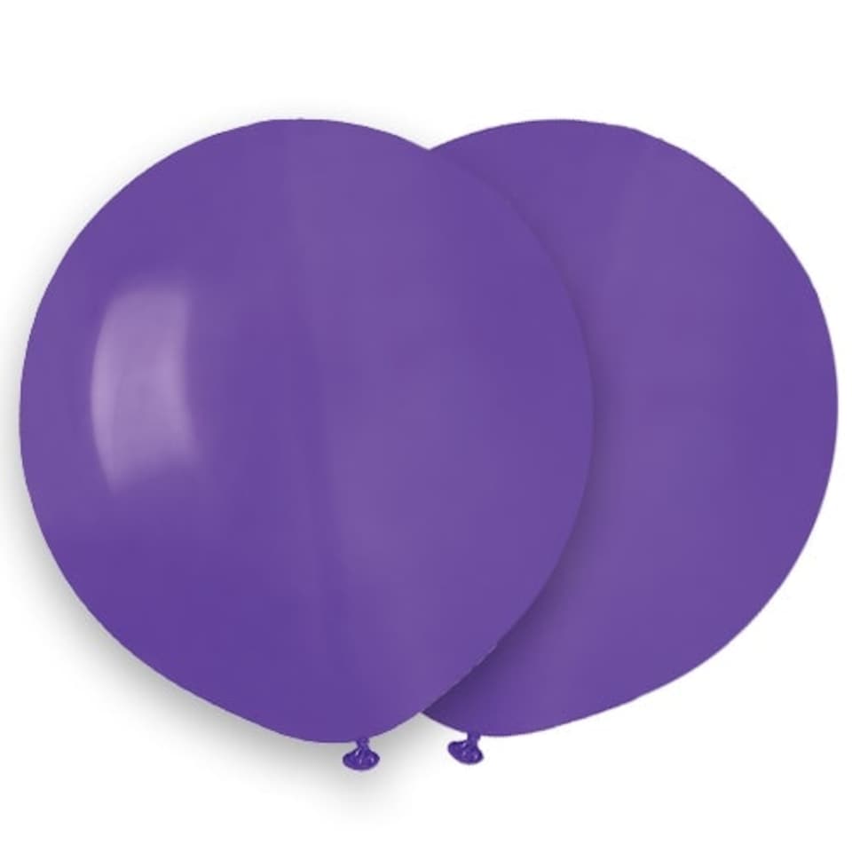Purple Biodegradable Latex Balloons 48cm / 19 in - Pack of 25