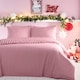 image 4 of Fusion Holly Gingham Duvet Cover Set Red