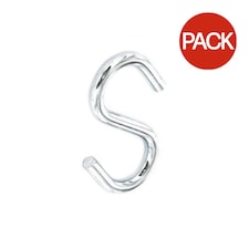 Securpak Steel S Hook (Pack of 10) - Steel - 50mm