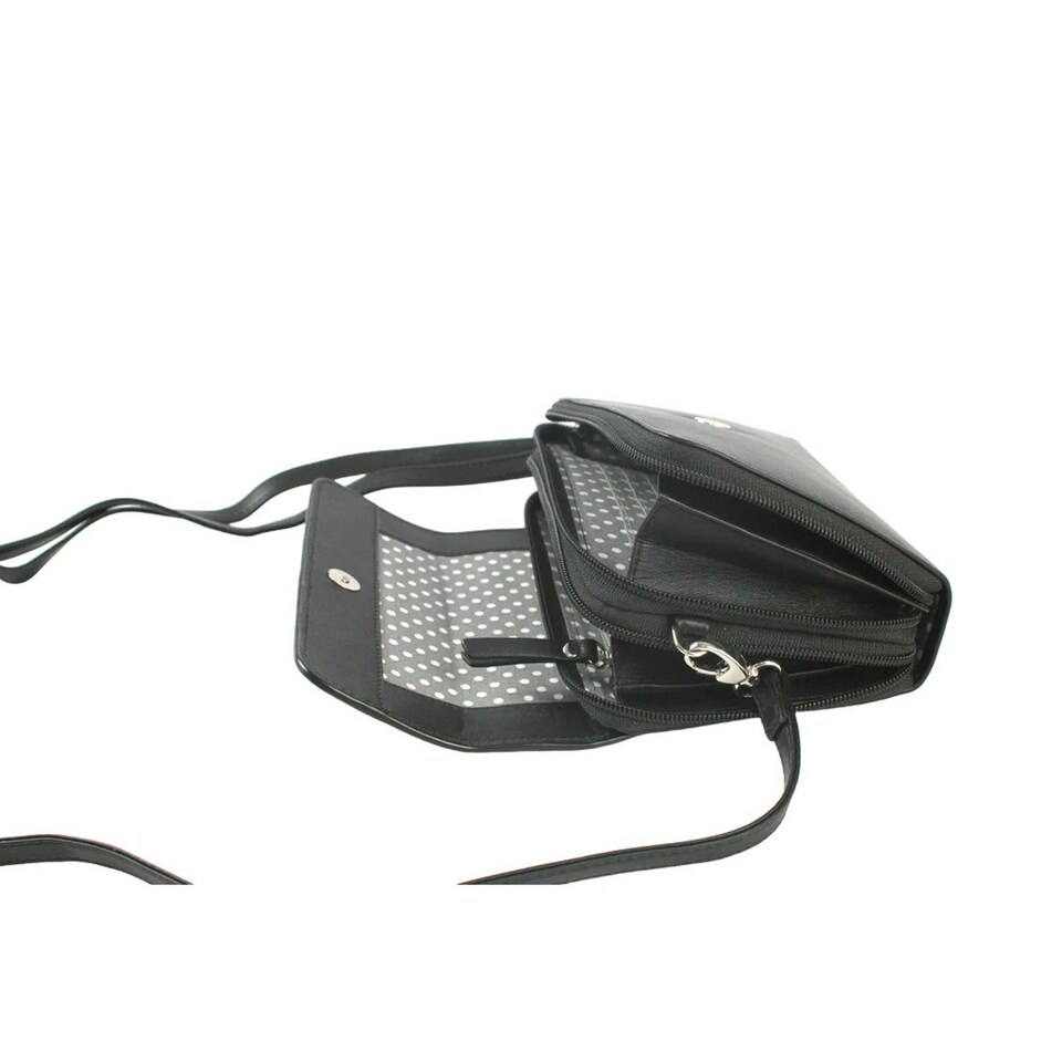 image 1 of Eastern Counties Leather Jaclyn Leather Handbag - Black - One Size Black