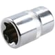 image 2 of E22 Female Torx Socket Star Bit 1/2" Drive Standard External Chrome Vanadium