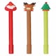 image 1 of Single Christmas Novelty Rubber Topper Pen