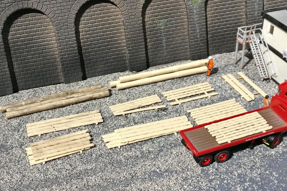 image 1 of GM Structures Assorted Timber Set