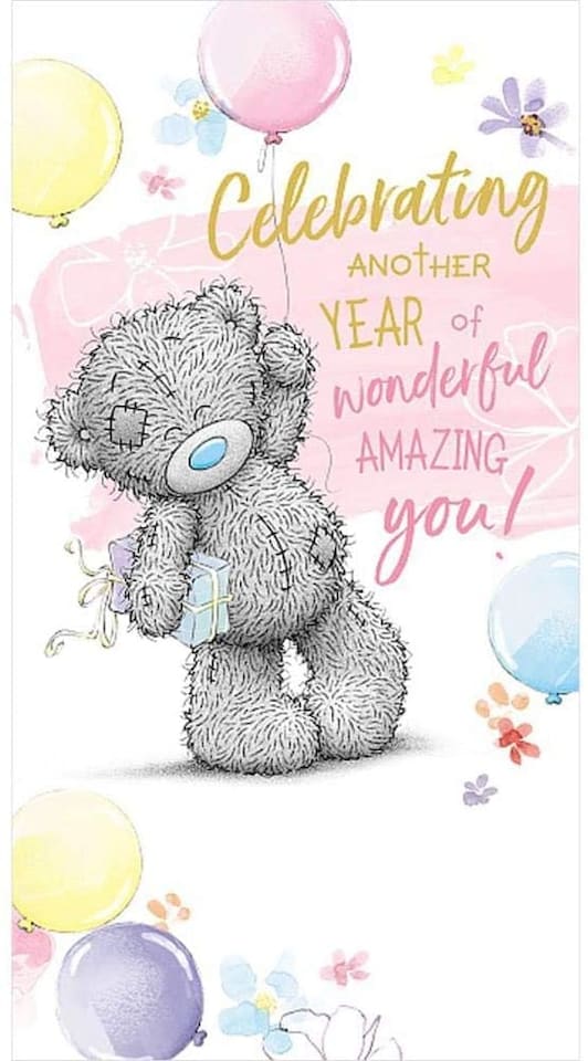 image 1 of Me To You Bear Celebrating Another Year Birthday Card
