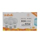 image 1 of UniBulb LED GLS B22 806lm 7.3W 6500K (Daylight) Light Bulb - Pack of 4 | White | Daylight | 4