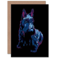 Scottish Terrier Scottie Cute Scotland Dog Scottish Scotland Card