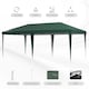 image 6 of Outsunny Pop Up Gazebo 3 x 6m, Foldable Canopy Tent, Height Adjustable Wedding Awning Canopy wCarrying Bag, Green