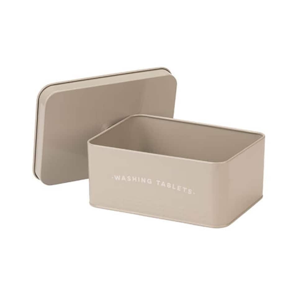 image 1 of Artisan Street Washing Tablet Storage Tin Cream