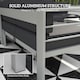 image 4 of Outsunny 5 PCs Garden Sofa Set w/ Cushions, Aluminium Furniture Sets, Grey