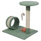 image 1 of Cat Scratch Tree On Stand With Hanging Mouse Claw Scratcher Play Toy - Seconds