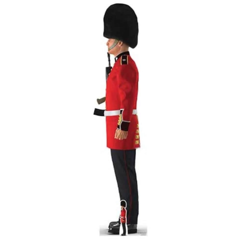 Illustrated Palace Guard Facing Left Lifesize Cardboard Cutout 196cm
