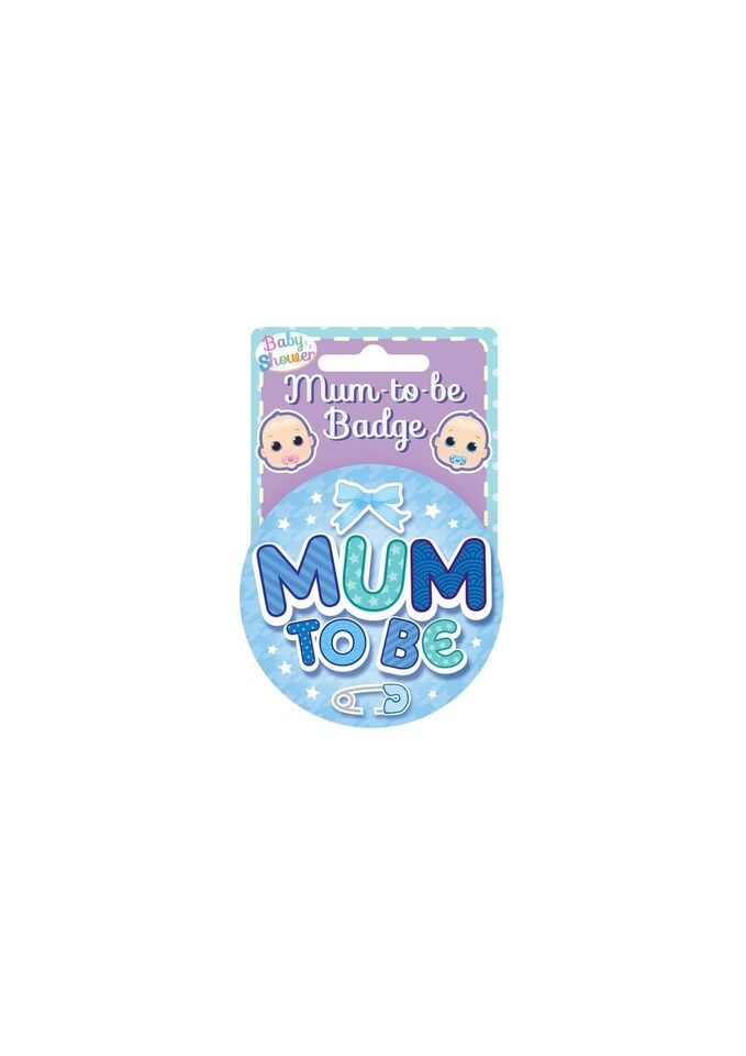 image 1 of Badge Mummy To Be Blue