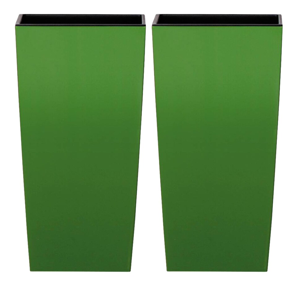 image 1 of Urbi 20cm Square Plastic Planter Pot for Indoor & Outdoor Use