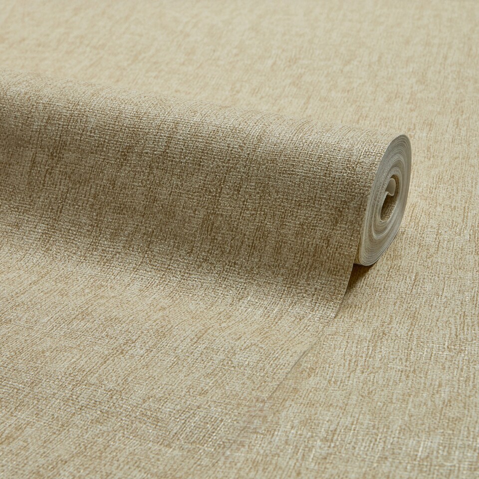 image 1 of Parma Wallpaper in Latte | Brown | Latte | 53cm x 10m