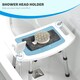 image 5 of HOMCOM Shower Stool for Elderly Disabled Adjustable Shower Stool Light Blue