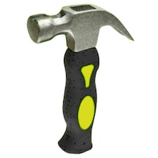 Mini Claw Hammer Stubby 10oz Magnetic Head Soft Grip Nail Puller Finger TE831