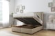 image 2 of Sloomy Ashford Almond Coniston Ottoman Bed With Mattress With 54" Floor Standing Headboard 3' Single