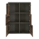 image 4 of Best Chest Storage Cabinet with 6 Doors in Concrete Optic Dark Grey/Old - Wood Vintage