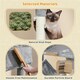 image 4 of Yaheetech 163 cm Large Cat Tower with Condos Platform Perch Light Grey