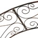 image 9 of Outsunny Metal Garden Arch Trellis, Decorative Arbour Archway for Walkway Path Ceremony Wedding Party, 120 x 30 x 226cm