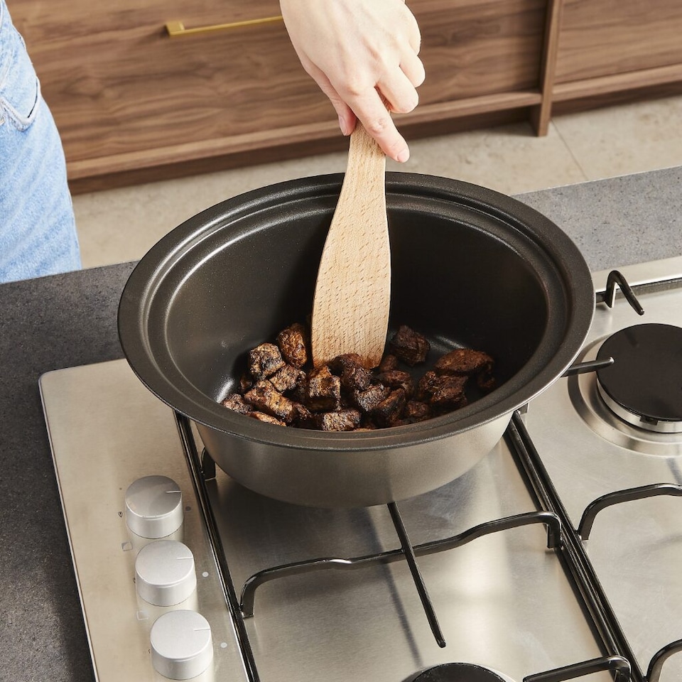 image 1 of Morphy Richards Accents Sear & Stew 3.5L Slow Cooker Red