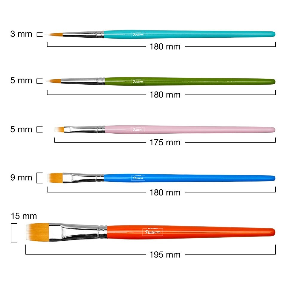 image 1 of Pintura Brush Set Multi