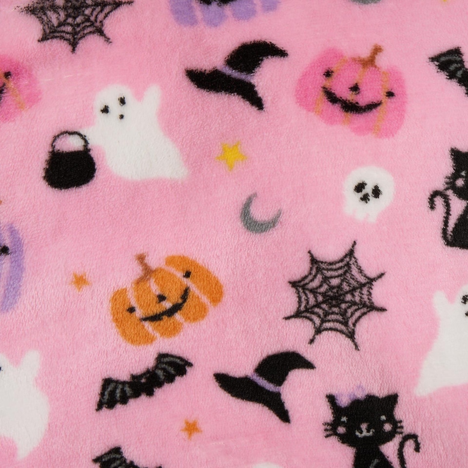 image 1 of OHS Halloween Print Dog Hoodie Spooky Pet Sweater