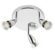 image 2 of Amalfi 3 Light Adjustable Spotlight Chrome, GU10