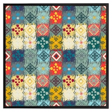 Tribal art boho (Picture Frame) Black | L