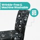 image 5 of High-Back Chair Covers, Universal Chair Protective Slipcover - Black