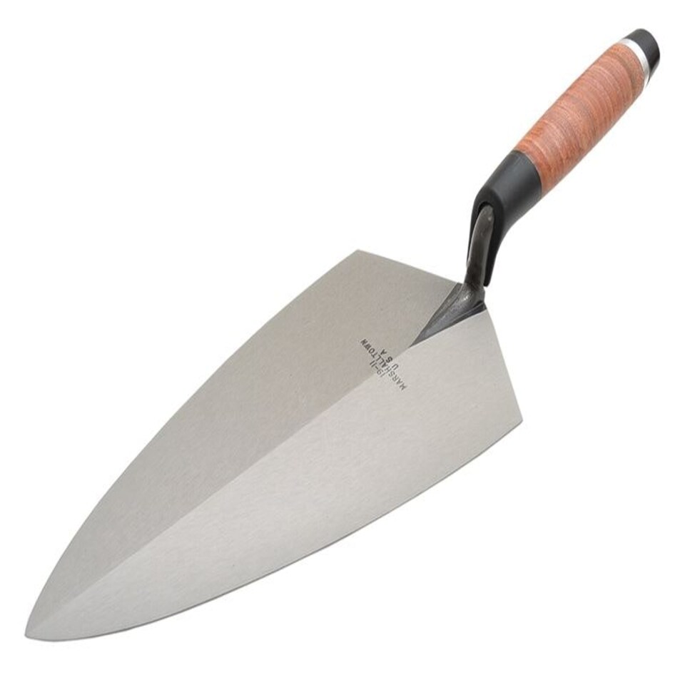 Marshalltown - 19L Philadelphia Pattern Brick Trowel Leather Handle 10in