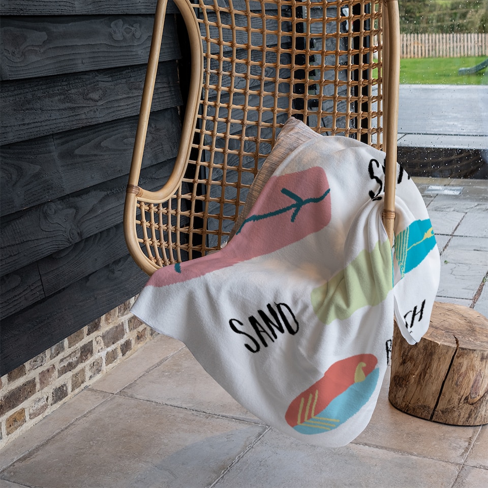 image 1 of Sea Sand Surf Beach Blanket | Multi