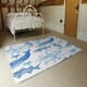 image 3 of Sealife (Rug) Blue | Medium: 80x150cm